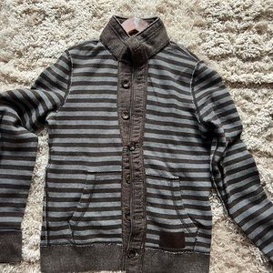 Ruehl No. 925 Sweat Cardigan Excellent RARE